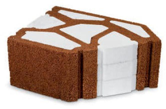 "Ciepły" materiał budowlany