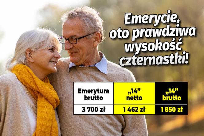 Emerycie, oto prawdziwa wysokość czternastki!