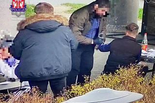 Myślenice. Robił to pod kamerą monitoringu. Po kilku minutach przyjechała policja