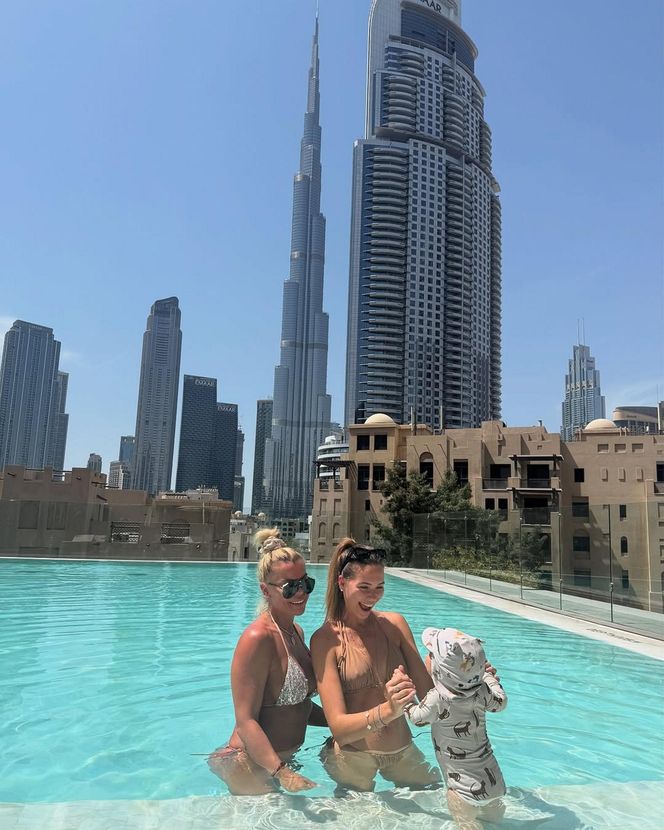 Sandra Kubicka wypoczywa z synkiem w Dubaju