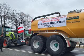 Protest rolników Zdany- Zbuczyn 