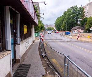 Budowa tramwaju na Stegny w Warszawie