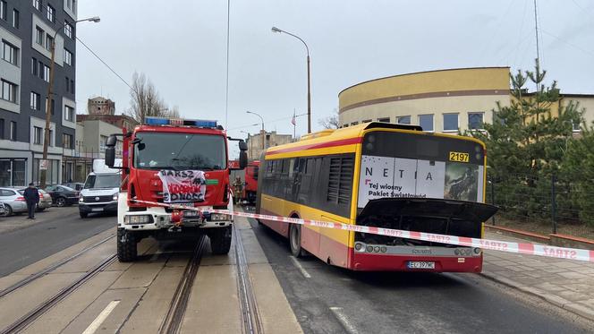 Groźny wypadek na Przybyszewskiego w Łodzi