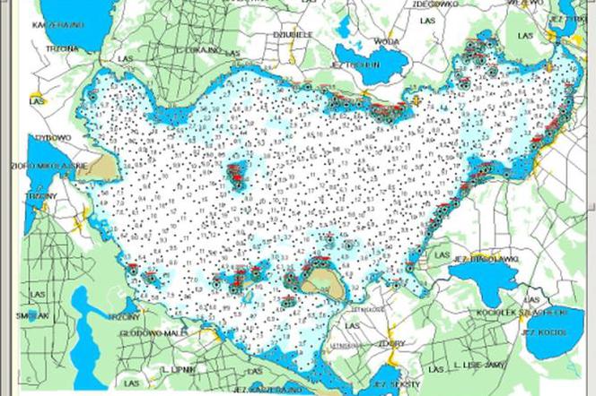 Śniardwy - mapa żeglarska, legalnie z internetu