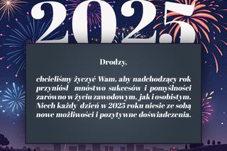 Kartki z życzeniami na Nowy Rok - biznesowe dla pracowników lub klientów