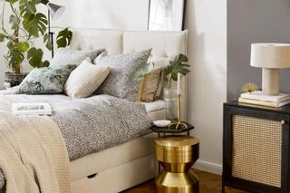 Beżowa sypialnia
