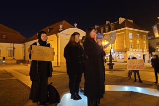 Manifestacja antywojenna na Rynku Kościuszki w Białymstoku [1.03.2022]