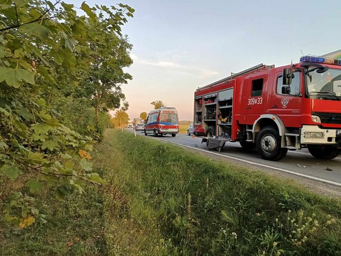 Wypadek Busa z Dziećmi w Miejscowości Lechów