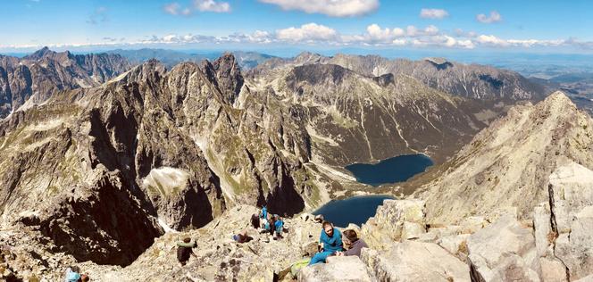 Rysy, widok na Morskie Oko