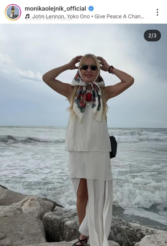 Monika Olejnik w Wenecji