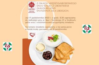 Caritas Diecezji Siedleckiej zaprasza potrzebujących na bezpłatne Śniadania Dobroci