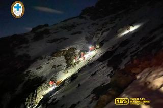 Akcja ratunkowa TOPR na Rysach