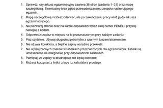 Matura próbna 2024 geografia
