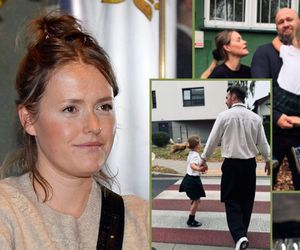 Olga Frycz z byłym partnerem i obecnym narzeczonym