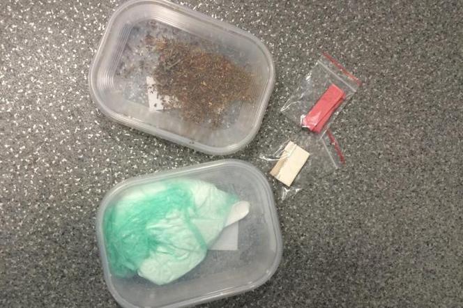 Podczas przeszukania policjanci znaleźli znaczne ilości narkotyków