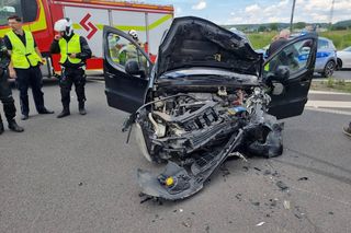 Kierowca wjechał pod prąd! Dramat na S3