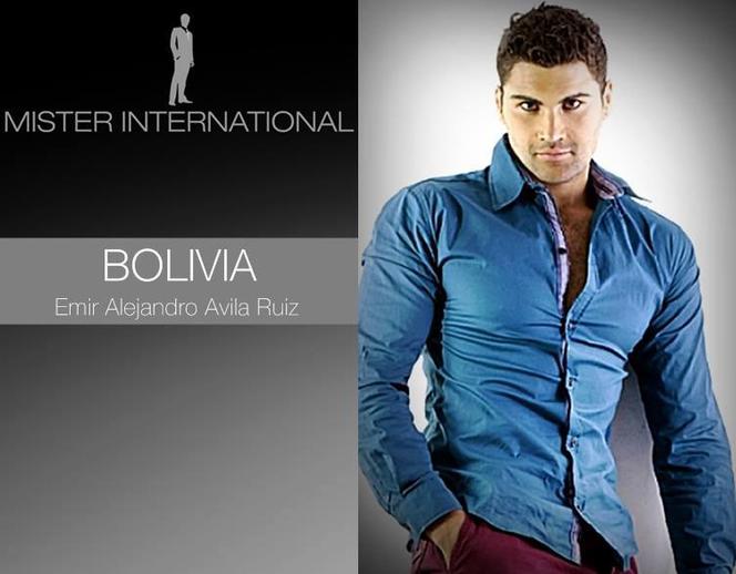 mister international/Boliwia Emir Ruiz