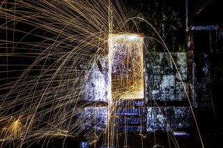 Steel wool photography