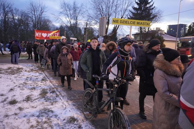 Protest kielczan przeciw budowie S74