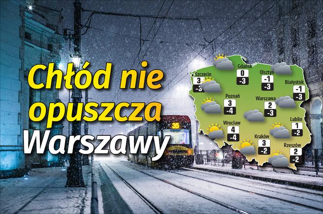 Chłód nie opuszcza Warszawy