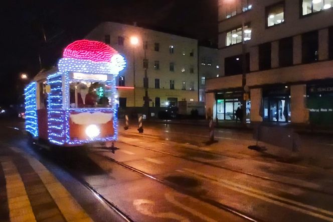 Mikołajkowy tramwaj w Szczecinie