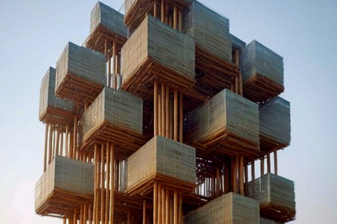 Bambusowe budynki