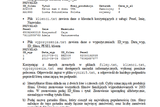 Matura 2013, informatyka poziom rozszerzony