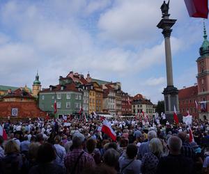 Protest katechetów w Warszawie 21.08.2024