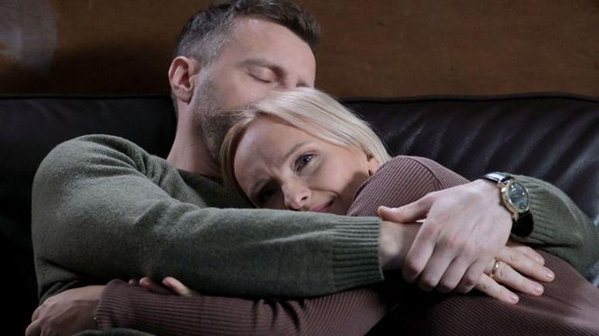 	M jak miłość odc. 1870. Dorota (Iwona Rejzner), Bartek (Arkadiusz Smoleński)