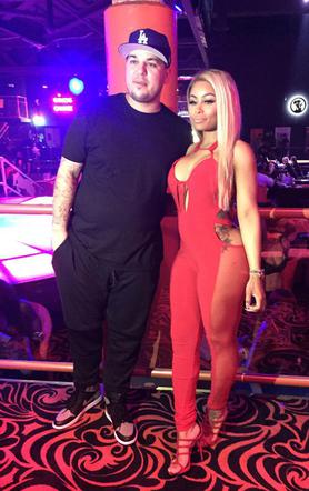 Blac Chyna i Rob Kardashian w klubie