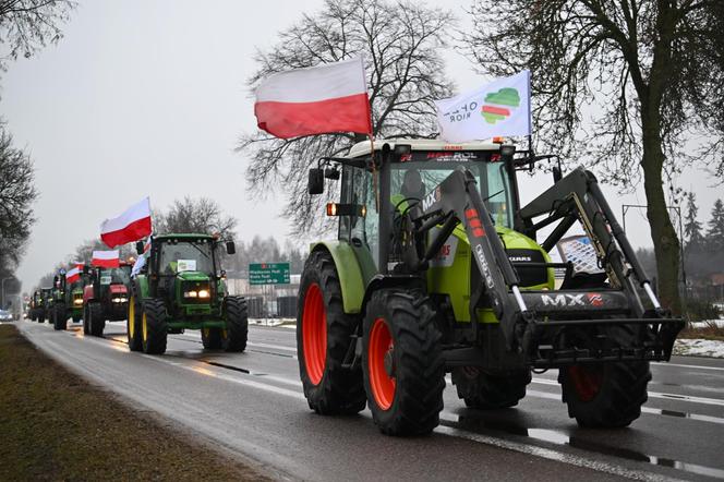 Protest rolników w Zbuczynie