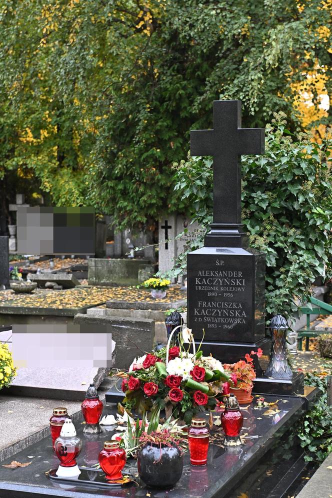 Grób Rajmunda Kaczyńskiego i jego rodziców 