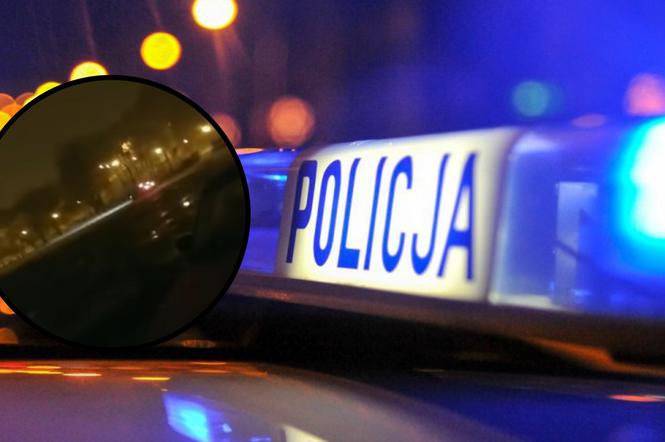 Policjanci „driftowali” radiowozem w centrum miasta?! Zaskakujące nagranie