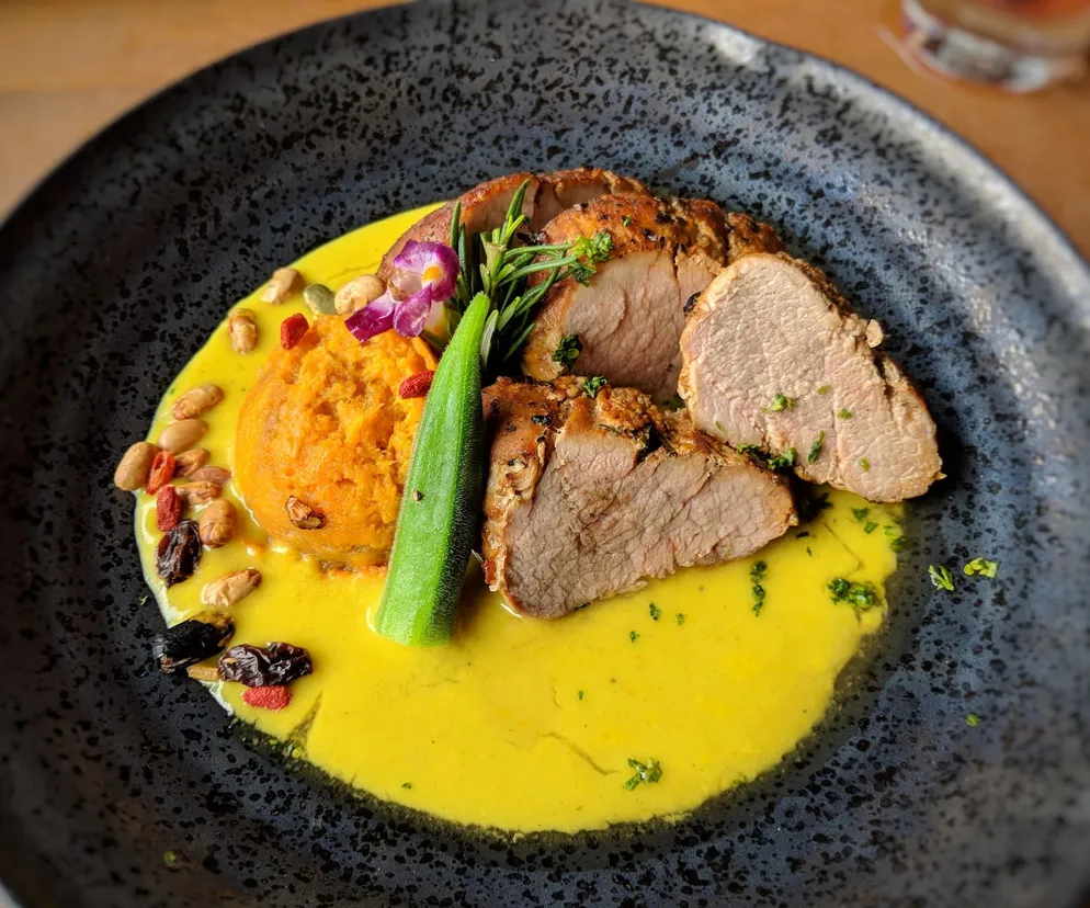 Schab w sosie dyniowym -  jesienne must have na twoim stole