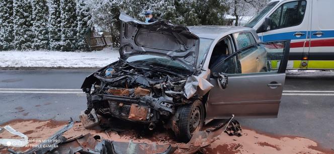 Tragiczny wypadek pod Lesznem, nie żyje roczne dziecko