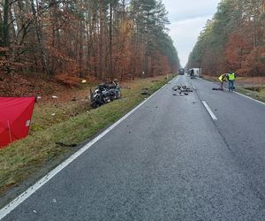 Wypadek w Lasowicach. Zginęła jedna osoba