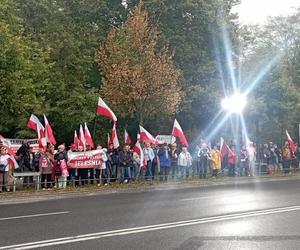 Demonstracja zwolenników PiS