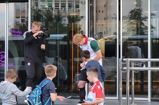 Piłkarze Legii Warszawa podczas meczu z Bačka Topola 24.10.2024.