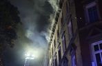 Nocny pożar poddasza w Zabrzu. Jedna osoba poszkodowana 