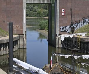 Niski stan wody w Wiśle