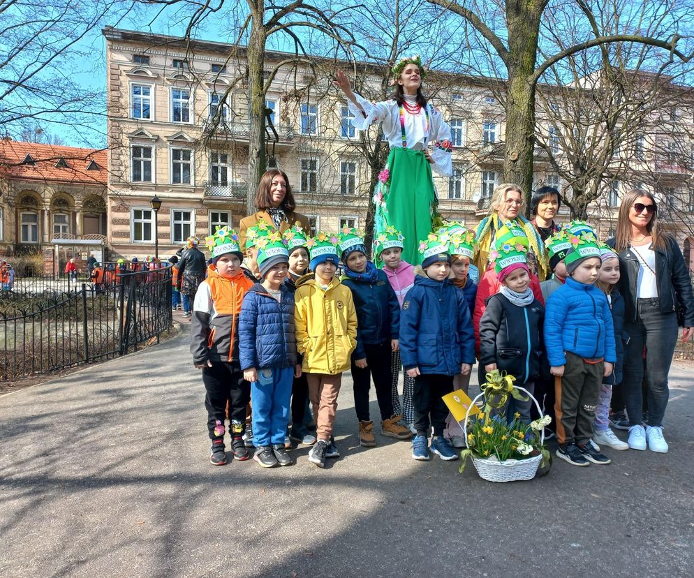 W Parku Kościuszki w Lesznie powitano wiosnę