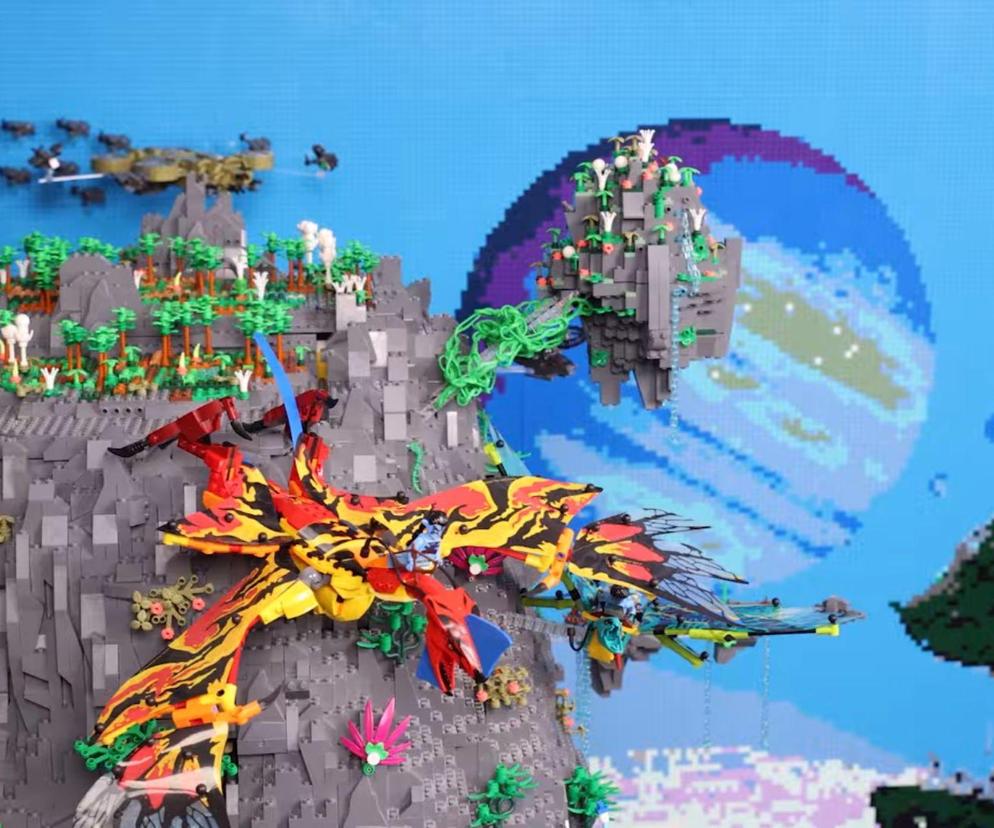 LEGO Avatar - diorama planety Pandora