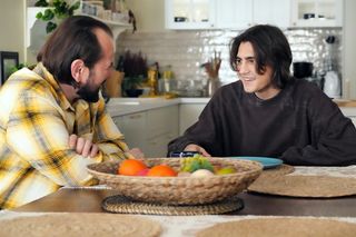 Barwy szczęścia, odcinek 3166: Romeo (Jacek Tyszkiewicz), Borys (Jakub Wieczorek)