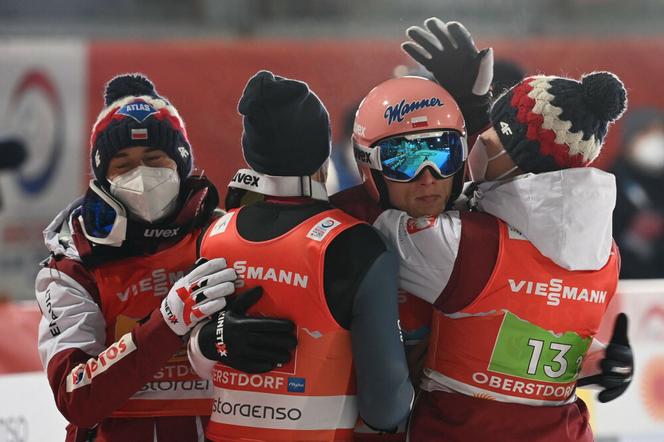 Piotr Żyła, Kamil Stoch, Andrzej Stękała, Dawid Kubacki