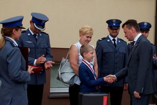 Dostał medal i hulajnogę