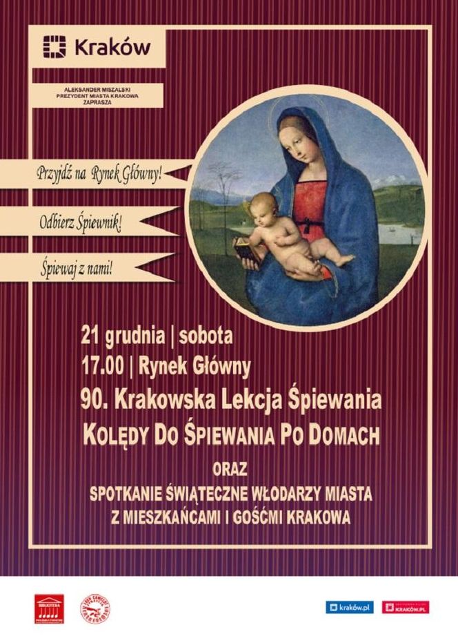 90. Krakowska Lekcja Śpiewania „Kolędy do śpiewania po domach”