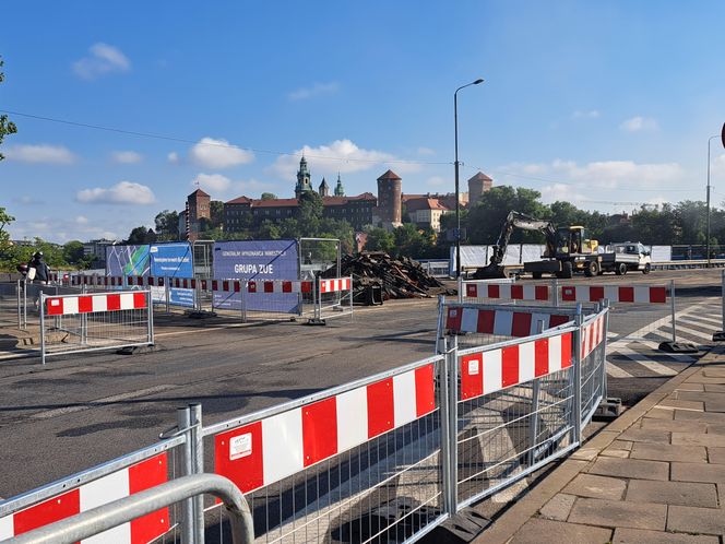 Remont mostu Grunwaldzkiego w Krakowie