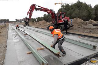 Toruń: Trwa budowa linii tramwajowej na JAR. Zdjęcia z miejsc prac