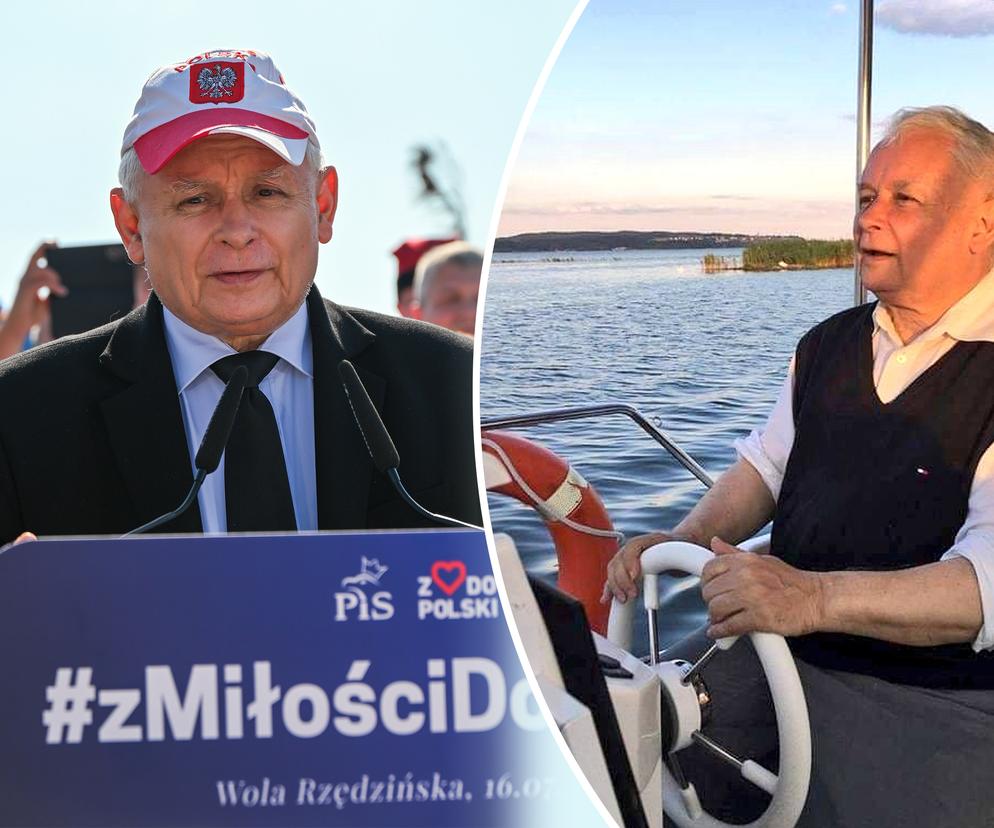 Tak Jarosław Kaczyński spędza wakacje
