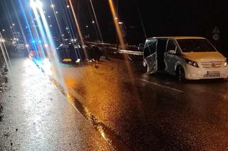 Wypadek z udziałem trzech samochodów na zakopiance